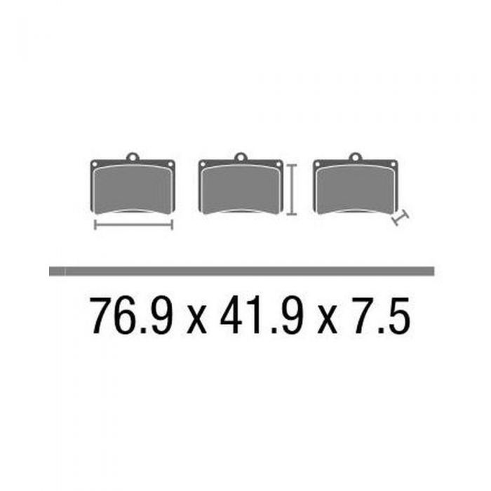 Set Pasticche Brembo 07gr12sp Sint. Road Post. Nd