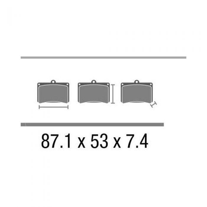 Set Pasticche Brembo 07gr2106 Cc Carbon Ceramica Nd