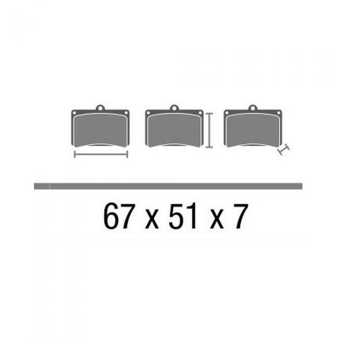 Set Pastiglie Brembo Sint. Off-road Racing 07gr22sx