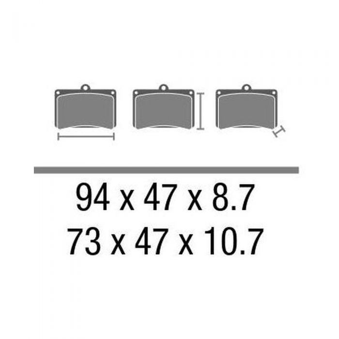 Set Pasticche Brembo 07gr5209 Cc Carbon Ceramica