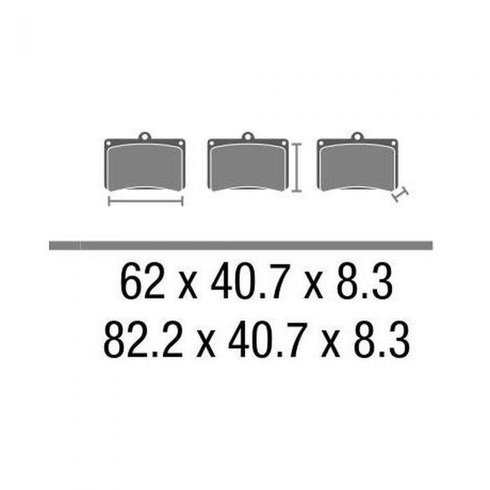 Set Pasticche Brembo 07gr73sd Sint. Off-road Nd