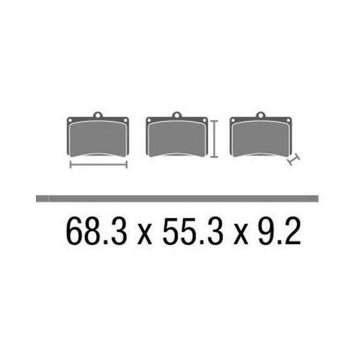 Set Pasticche Brembo 07gr77sa Sint. Road Ant. Nd