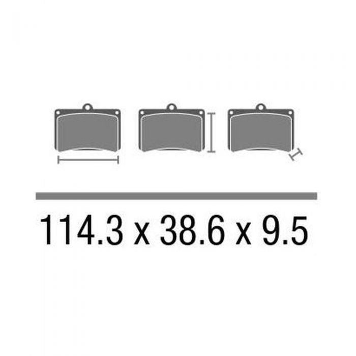 Set Pastiglie Brembo Sint. Stradale 07gr80sa