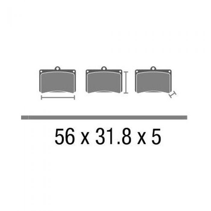 Set Pastiglie Brembo Organica 07gr84cc
