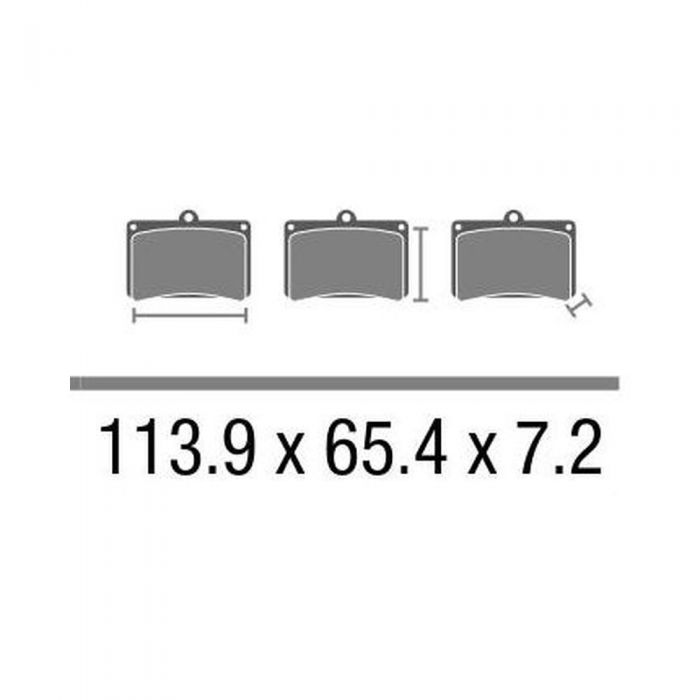 Set Pasticche Brembo 07hd0105 Cc Carbon Ceramica Nd