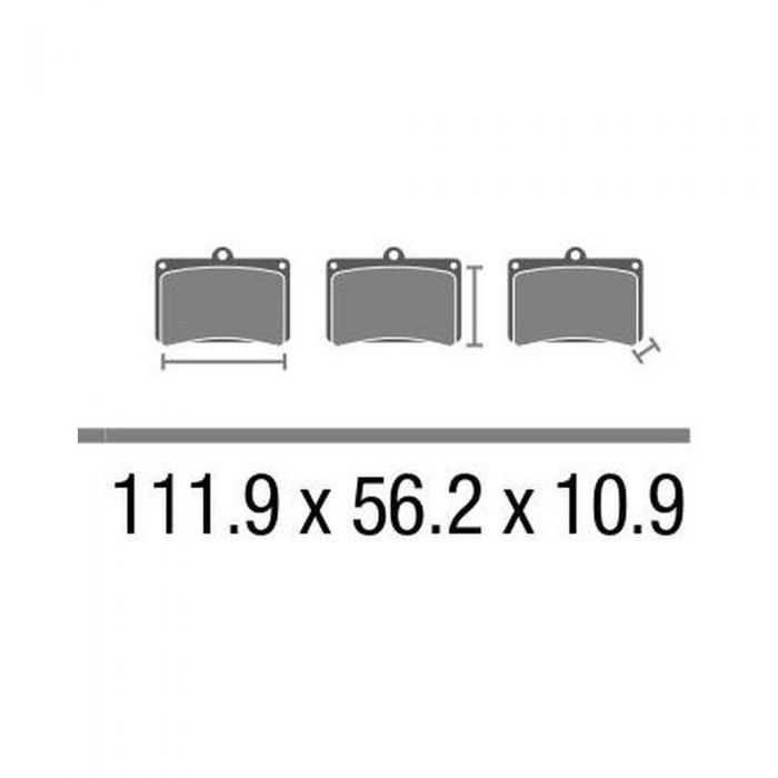 Set Pasticche Brembo 07hd1109 Cc Carbon Ceramica Nd