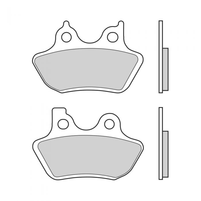 Set Pasticche Brembo 07hd16sp Sint. Road Post. Nd