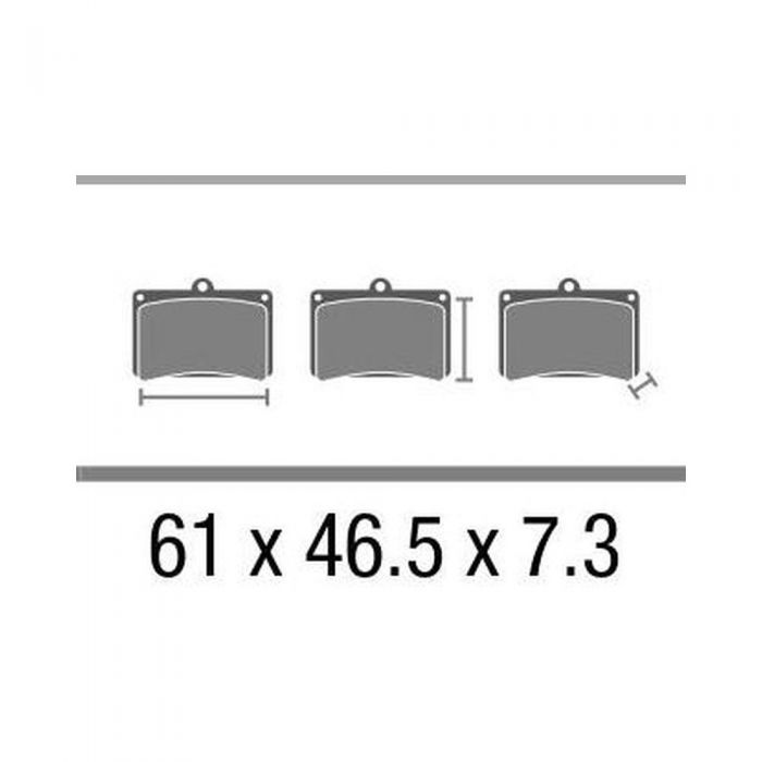 Set Pasticche Brembo 07hd19sa Sint. Road Ant. Nd