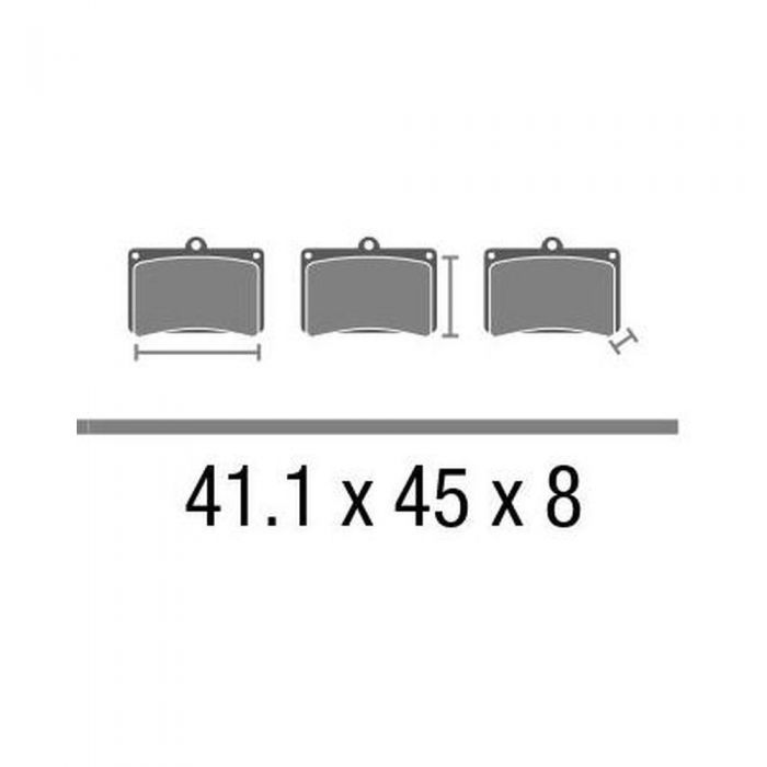 Set Pasticche Brembo 07ho09tt Carbon Ceramico Off-road Nd