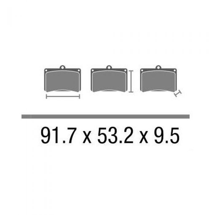 Set Pasticche Brembo 07ho1708 Cc Carbon Ceramica Nd