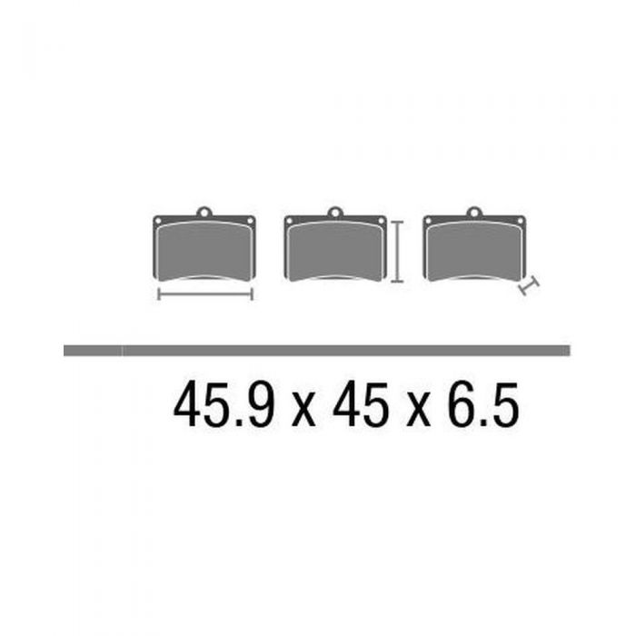 Set Pasticche Brembo 07ho20sd Sint. Off-road Nd