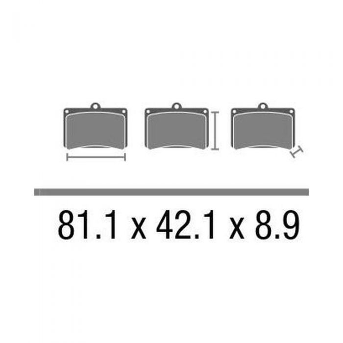 Set Pasticche Brembo 07ho21sa Sint. Road Ant. Nd