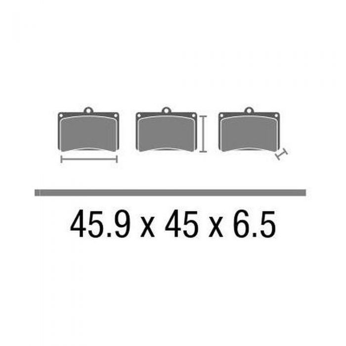 Set Pasticche Brembo 07ho22tt Carbon Ceramico Off-road Nd