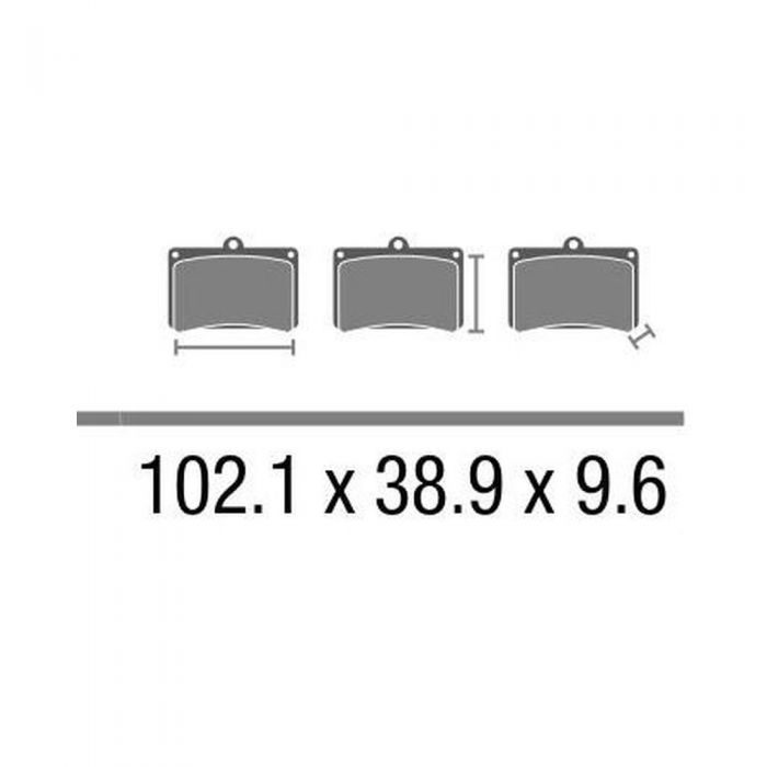 Set Pasticche Brembo 07ho3109 Cc Carbon Ceramica