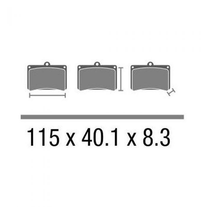 Set Pasticche Brembo 07ho4308 Cc Carbon Ceramica