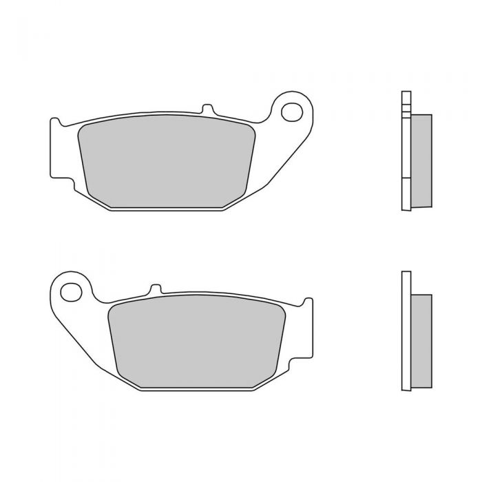 Set Pastiglie Brembo Organica 07ho61cc