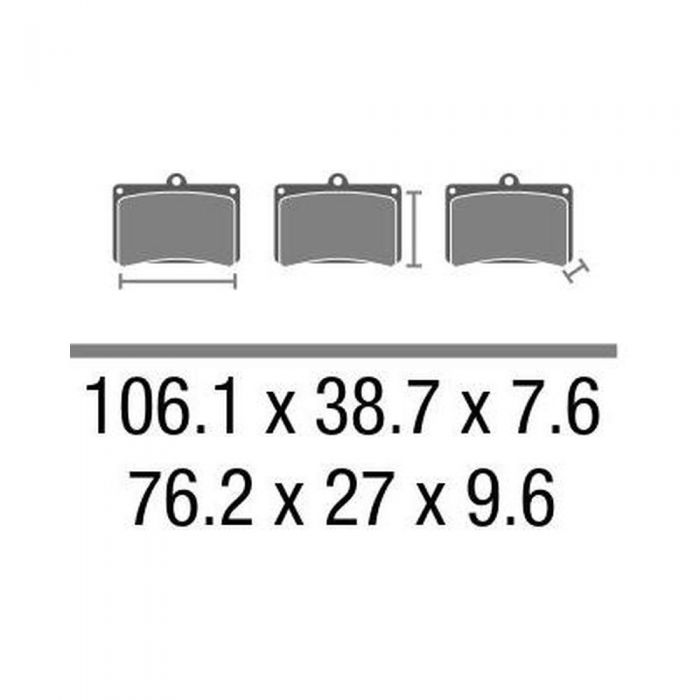 Set Pasticche Brembo 07ka1117 Cc Carbon Ceramica Nd