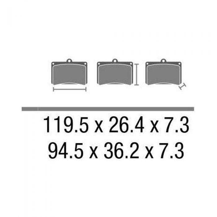 Set Pasticche Brembo 07ka22sd Sint. Off-road Nd