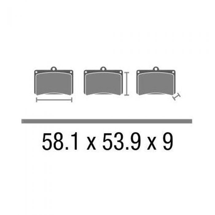 Set Pasticche Brembo 07ks0207 Cc Carbon Ceramica Nd