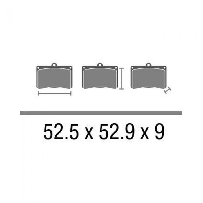 Set Pasticche Brembo 07ks05sp Sint. Road Post. Nd