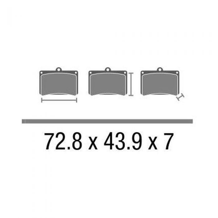 Set Pasticche Brembo 07po03sd Sint. Off-road Nd