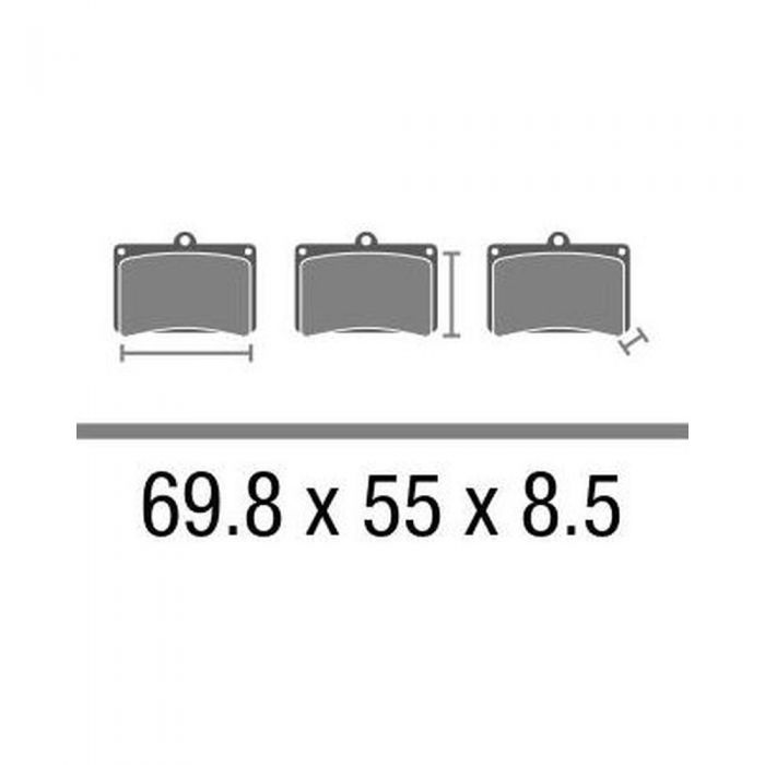 Set Pastiglie Brembo Sint. Stradale 07su14la