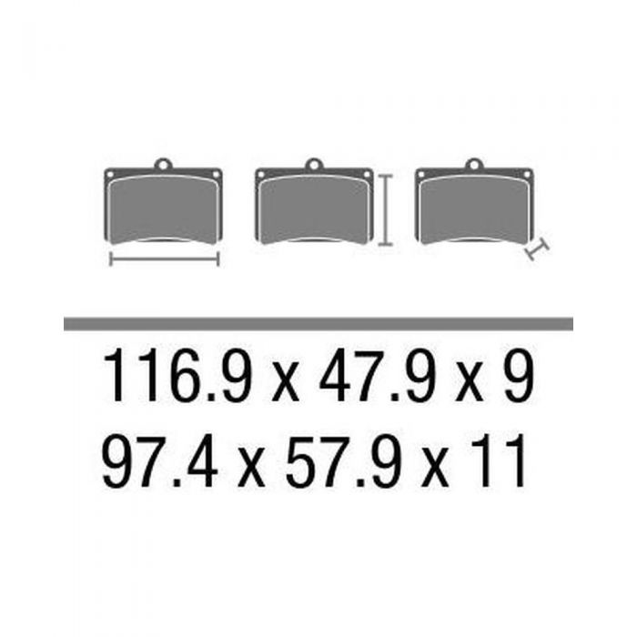 Set Pasticche Brembo 07su1509 Cc Carbon Ceramica Nd