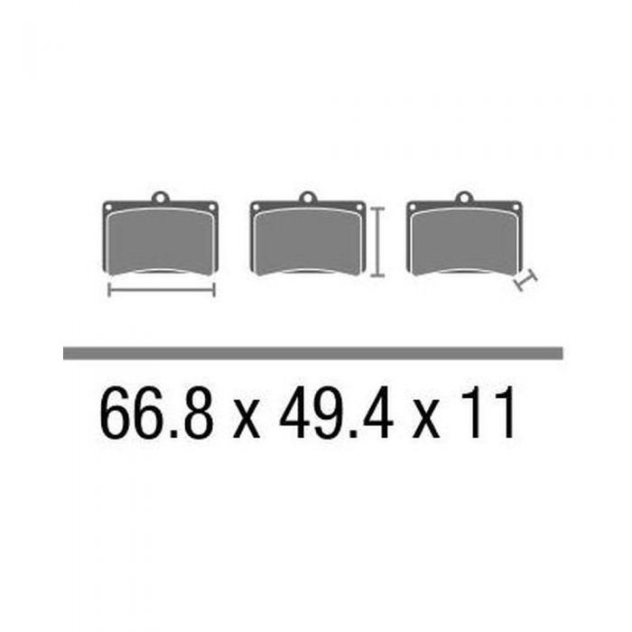 Set Pasticche Brembo 07ya0309 Cc Carbon Ceramica Nd