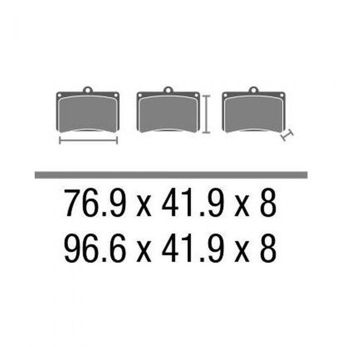 Set Pasticche Brembo 07ya21sd Sint. Off-road Nd