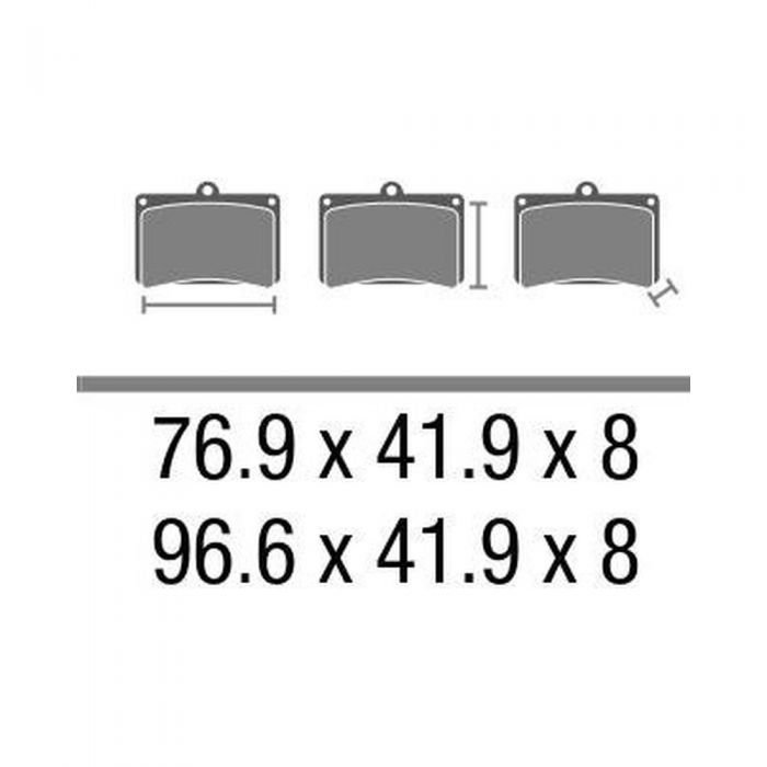 Set Pasticche Brembo 07ya2206 Cc Carbon Ceramica