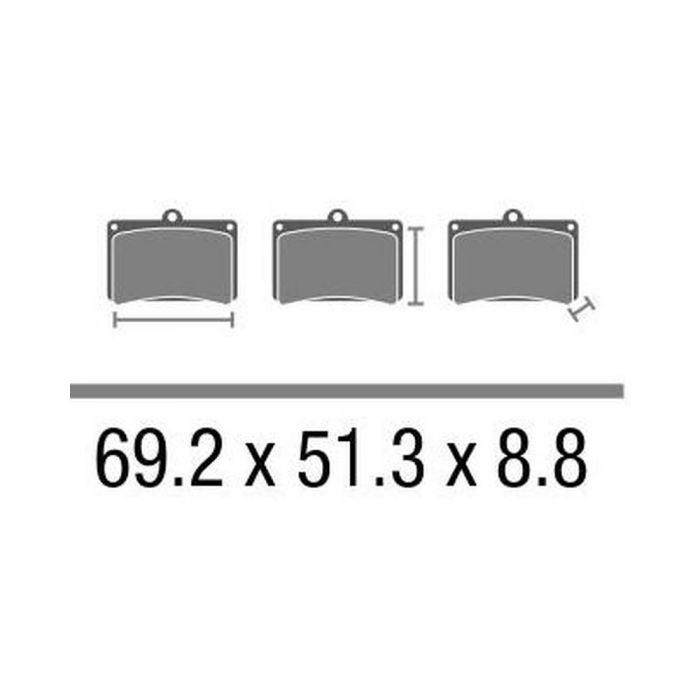 Set Pastiglie Brembo Sint. Stradale 07ya23la