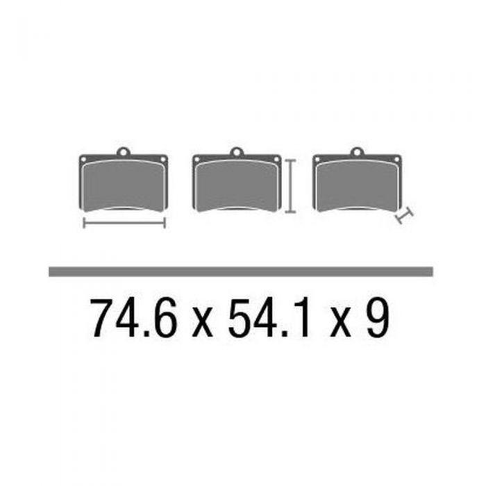 Set Pasticche Brembo 07ya26sa Sint. Road Ant. Nd