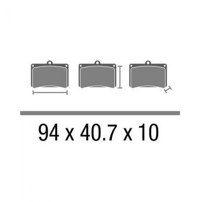 Set Pasticche Brembo 07ya34sa Sint. Road Ant.
