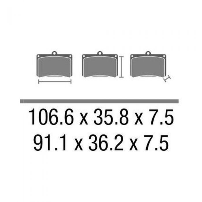 Set Pasticche Brembo 07ya49sd Sint. Off-road Nd