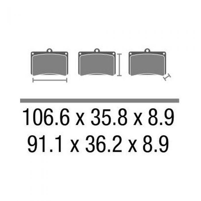 Set Pasticche Brembo 07ya50sd Sint. Off-road Nd