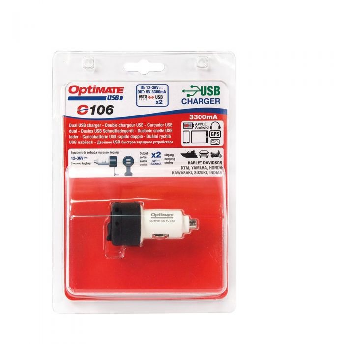 Presa 106 Usb Per Accendisigari(2 Uscite