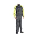 Tuta Antipioggia Nano Plus Nero Giallo Fluo