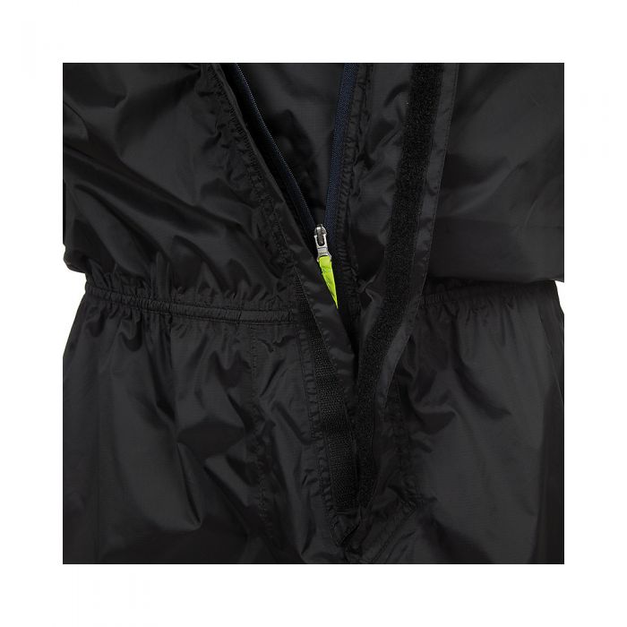 Tuta Antipioggia Nano Plus Nero Giallo Fluo