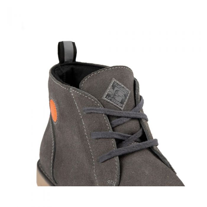 Scarpa Alta In Pelle Bovina Scamosciata Mod Kent 261 Grigio