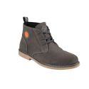 Scarpa Alta In Pelle Bovina Scamosciata Mod Kent 261 Grigio