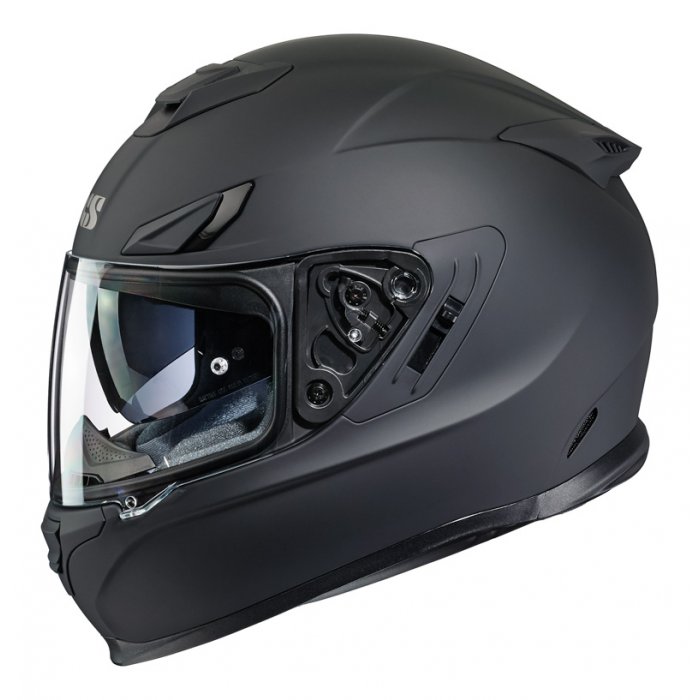 Casco integral Ixs 1100 1.0 con parasol negro mate