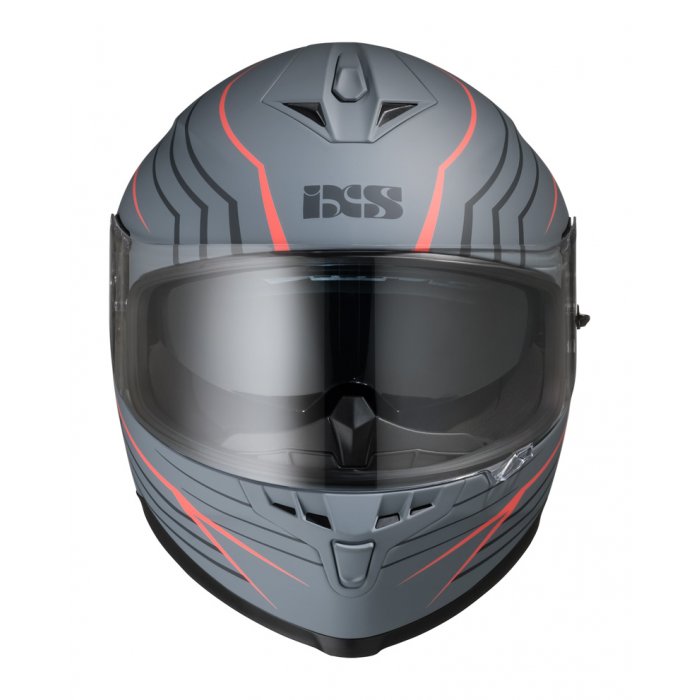 Integralhelm Ixs 1100 2.1 Grau Rot