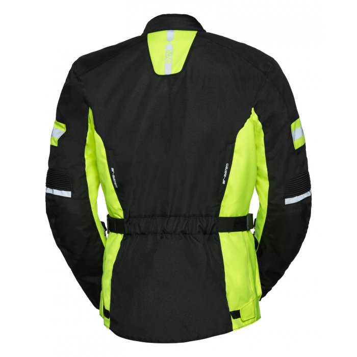 Giacca Tour Ixs Evans St Nero Giallo Fluo