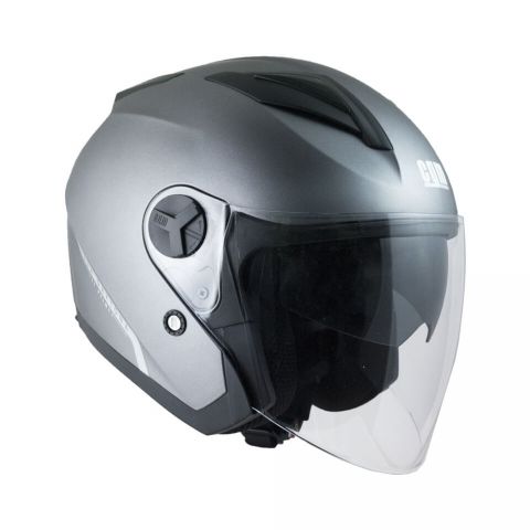 Jet Cgm 130a Daytona Double Visor Satin Anthracite Helmet