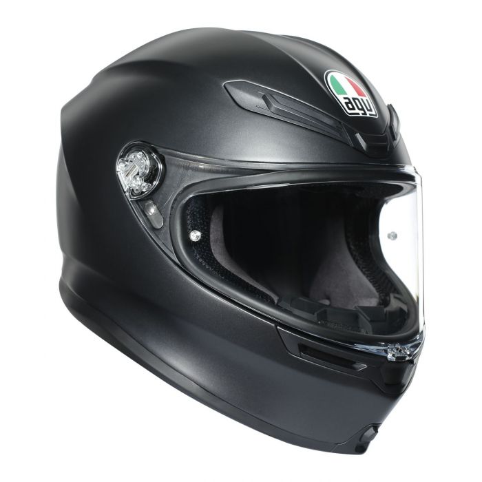 Casco Integrale Agv K6 Ece Solid Matt Black
