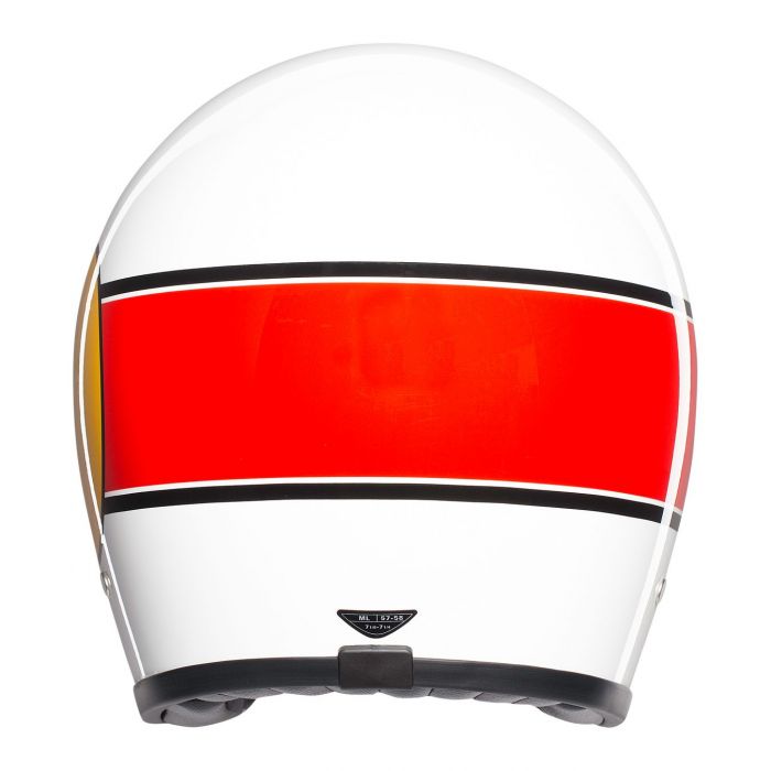 Casco Jet Agv X70 E2205 Multi Mino 73 White/red