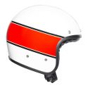Casco Jet Agv X70 E2205 Multi Mino 73 White/red