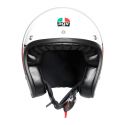 Casco Jet Agv X70 E2205 Multi Mino 73 White/red