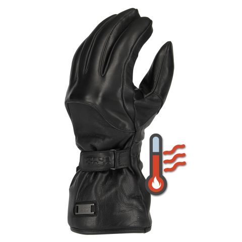 Guanto In Pelle Riscaldato Ixs Gaston Nero