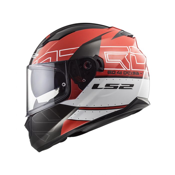 Casco Integrale Ls2 Ff320 Stream Evo Kub Red Black